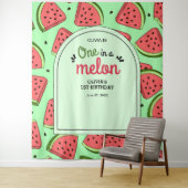 Tenture Un dans un Melon Eté Watermelon 1er Anniversaire (En situation)