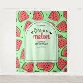 Tenture Un dans un Melon Eté Watermelon 1er Anniversaire (Devant)