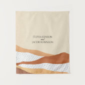 Tenture Un désert chaud | mariage Boho (Devant)