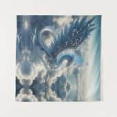 Tenture Un dragon entouré de nuages (Devant (Horizontal))
