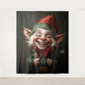 Tenture Un elfe gai avec un grand rire (Devant)