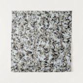 TENTURE UN ÉNORME FLOC DENSE D'OEUVRE DE NEIGE S'ENSEMBLE  (Devant (Horizontal))