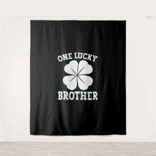 Tenture Un Frère chanceux St Patrick's Day Shamrock Enfant