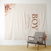 Tenture Un garçon Rustic Fall Baby shower Photo Prop (En situation (horizontale))