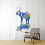 Tenture Un joli éléphant (En situation)