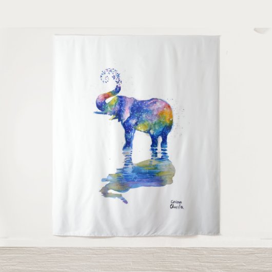 Tenture Un joli éléphant (Devant)
