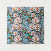 Tenture Un Joli Modèle Floral De Faux Mosaïque (Devant)