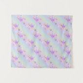 Tenture Un joyeux Motif Rainbow de la sorcière volant (Devant (Horizontal))