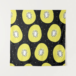 Tenture Un kiwi motif sans couture. Poignée
