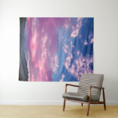 Tenture Un lever de soleil rose (En situation (horizontale))