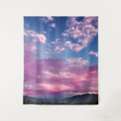 Tenture Un lever de soleil rose (Devant)