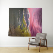 Tenture Un lever de soleil rose (En situation (horizontale))