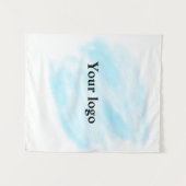 Tenture Un logo personnalisé simple et élégant ici compagn (Devant (Horizontal))