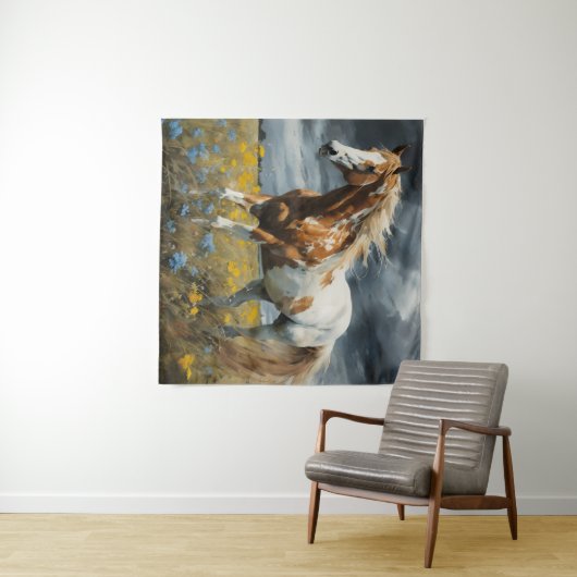 Tenture Un Magnifique Cheval De Pinto (En situation (horizontale))