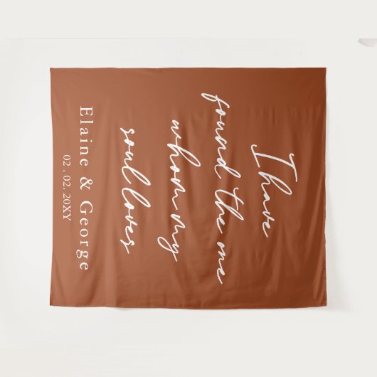 Tenture Un Mariage photo en arrière-plan (Devant (Horizontal))