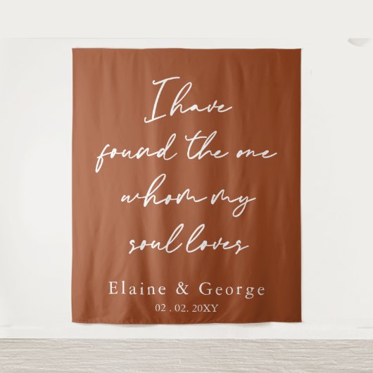 Tenture Un Mariage photo en arrière-plan (Devant)