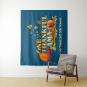 Tenture UN MERCI MAMA MOM élégant Thanksgiving (En situation)