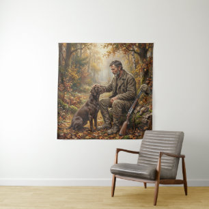 Tenture Un moment après la chasse