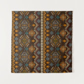 Tenture Un motif sans couture. L'ornement ethnique boho. T (Devant (Horizontal))