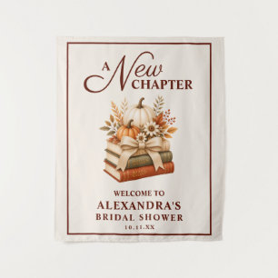 Tenture Un nouveau chapitre Fête de mariage Livres Citroui