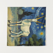 Tenture un Oryx dans une nuit étoilée (Devant (Horizontal))