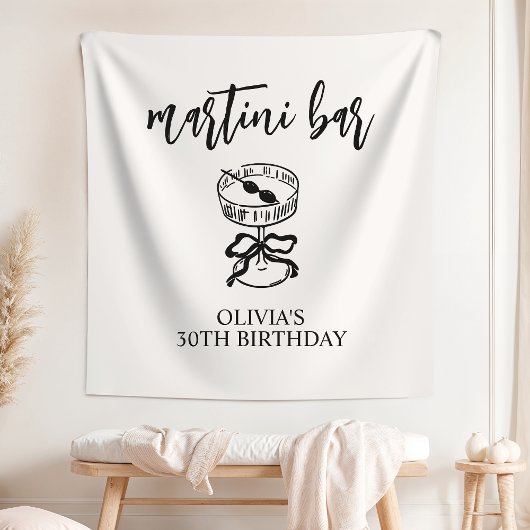Tenture Un panneau de bar pour fête d'anniversaire avec ma
