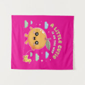 Tenture Un petit amour arrive | Bébé orange adorable (Devant (Horizontal))
