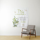 Tenture Un petit arrive bientôt panneau de bienvenue (En situation)