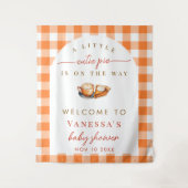 Tenture Un Petit Baby shower À Thème Chute À Tarte Cutie E (Devant)