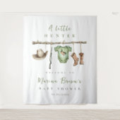 Tenture Un petit chasseur est sur le chemin Backdrop (Devant)