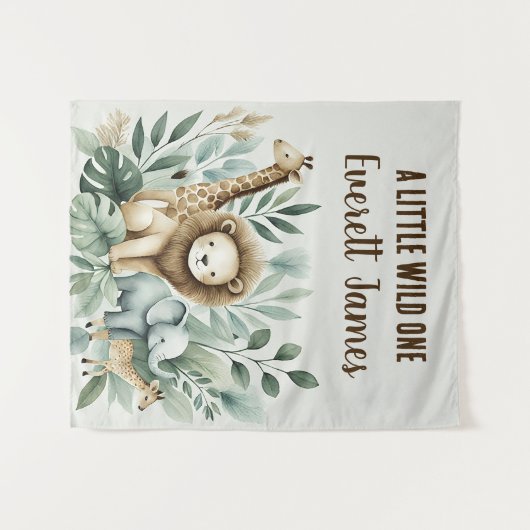 Tenture Un Peu Sauvage (Devant (Horizontal))