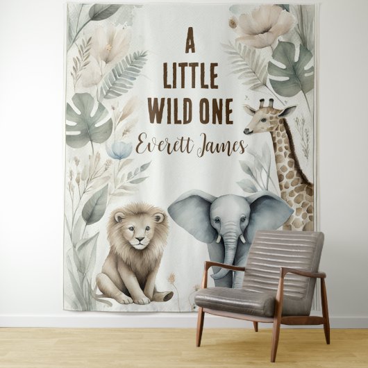 Tenture Un Peu Sauvage (En situation)