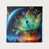 Tenture Un Plante Alien fleurit une fleur créatrice de pla (Devant)