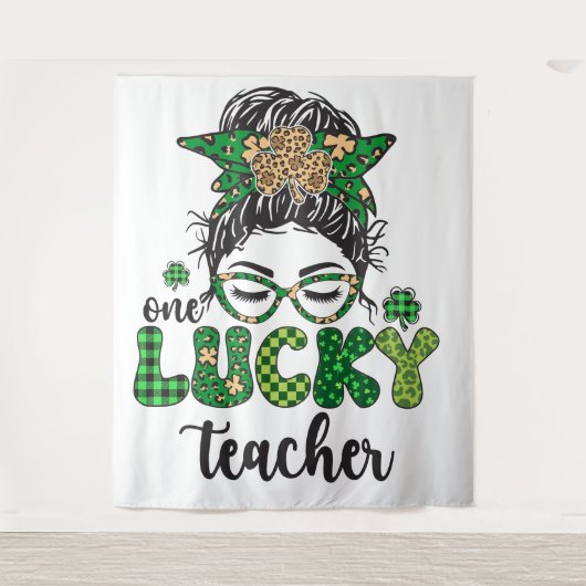 Tenture Un professeur chanceux - Saint-Patrick (Devant)