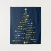 Tenture un sapin de Noël brillant (Devant)