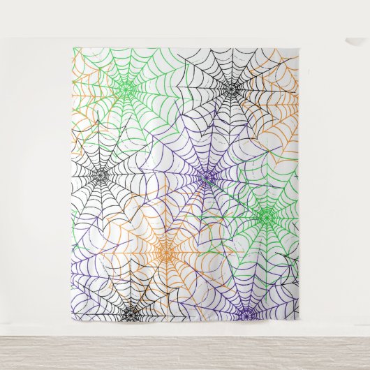 Tenture Un simple Motif Web d'Halloween Spider (Devant)