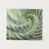 Tenture Un Succulent vert et blanc (Devant (Horizontal))