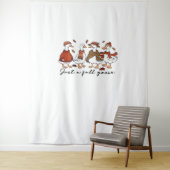 Tenture Un T-shirt trop grand pour une oie automne (En situation)