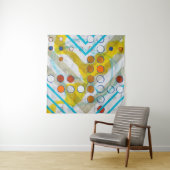 Tenture un tableau abstrait (En situation)