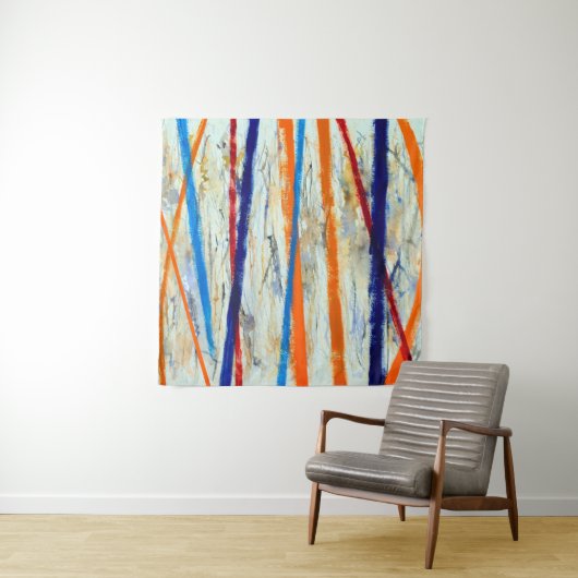 Tenture un tableau abstrait (En situation)