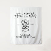 Tenture Un Tini Un Peu Plus Ancien Martini Anniversaire (Devant)