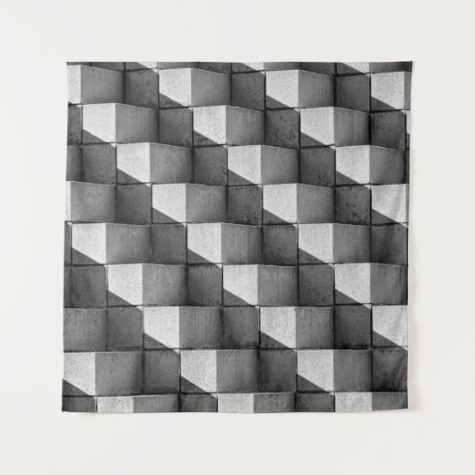 Tenture Un visage de la sculpture "Four Side Pyramid" dans (Devant)