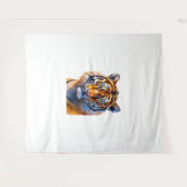 Tenture Un visage de tigre (Devant (Horizontal))