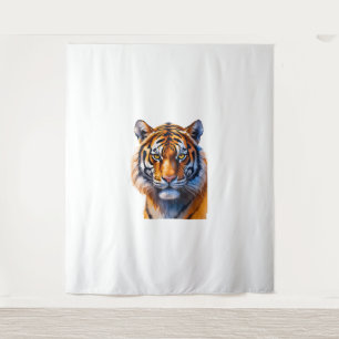 Tenture Un visage de tigre