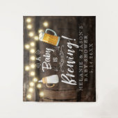 Tenture Une Baby Shower Bébé en Route (Devant)