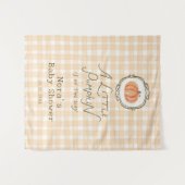 Tenture Une Baby Shower Petite Citrouille Fantaisiste à Ca (Devant (Horizontal))