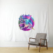 Tenture Une belle licorne (En situation (horizontale))