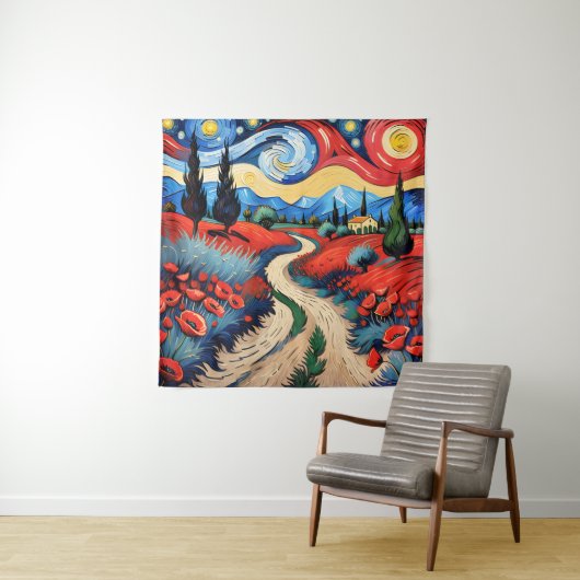 Tenture Une belle prairie (En situation)