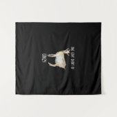 Tenture Une chèvre en moins de chèvre drôle folle (Devant (Horizontal))