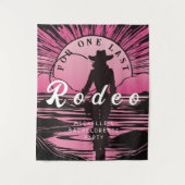 Tenture Une dernière Rodeo Bachelorette (Devant)